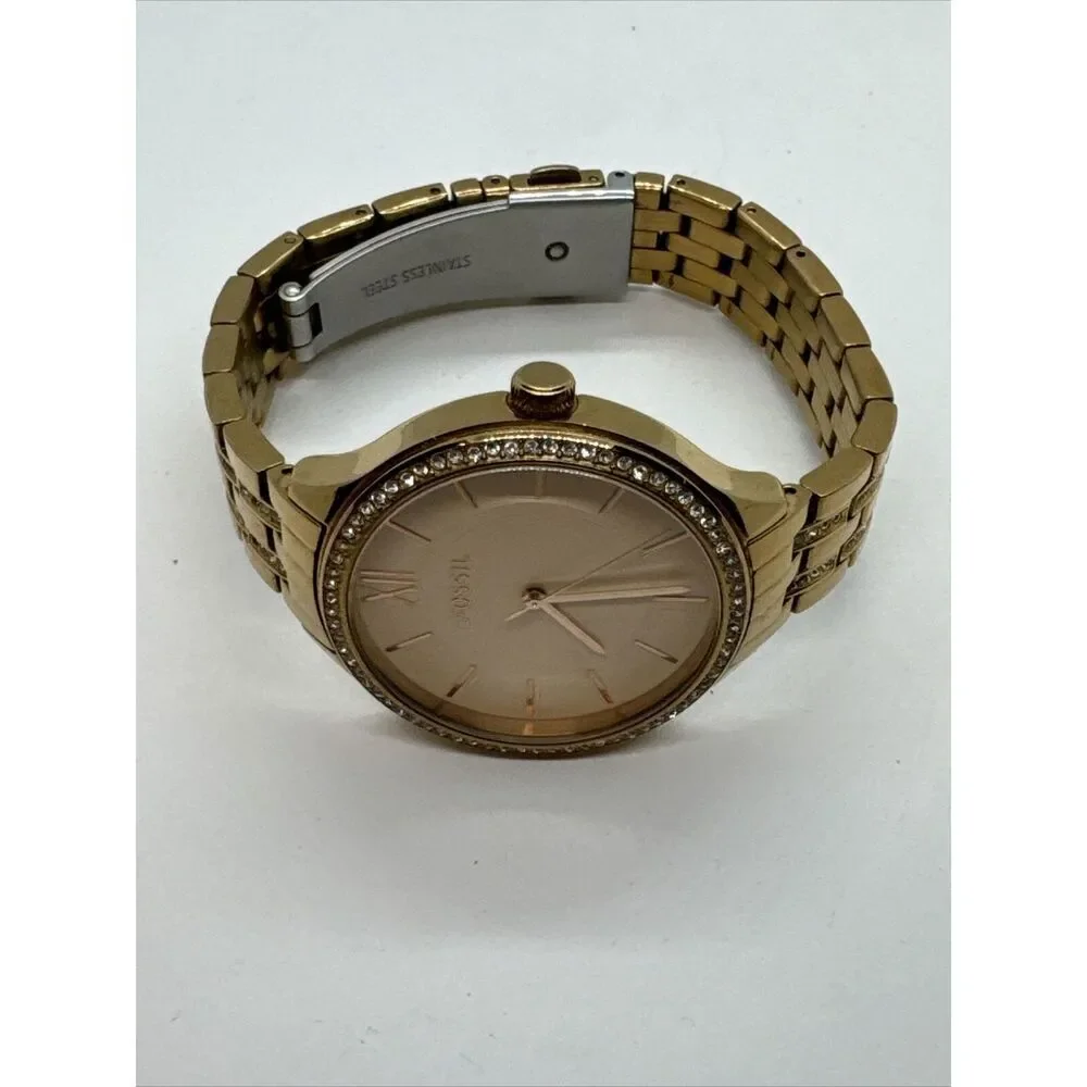 Fossil Suitor BQ3116 Women's Rose Gold Stainless Steel Analog Dial Watch JNA361